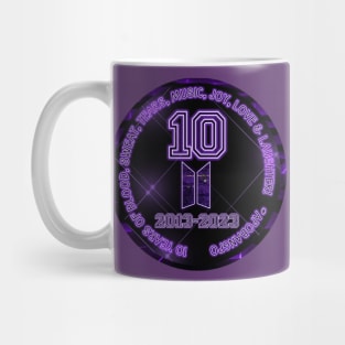 10 Years with BTS Mug